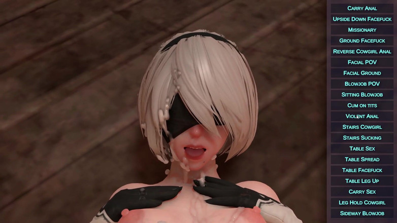 LewdArcade: True फेशियल - 2बी पोर्न गेम प्ले [18+] सेक्स 3डी गेम प्ले नाइयर: ऑटोमेटा न्यूड