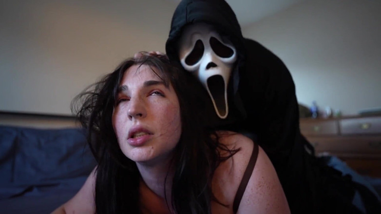 Steve Rickz: Товстушку з величезною дупою жорстко і грубо трахає ghostface - Пейдж Стіл, Стів Рікц