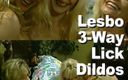 Edge Interactive Publishing: Caressa Savage &amp; Kim Kitaine &amp; Laura Palmer Lesbo 3-way Lick Wibratory Gmct3163