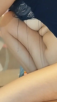 Amateur Wife Does Housework Naked. Latina Hairy Pussy, Big Ass, Big Tits.