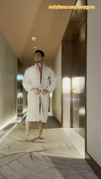 Boygym - My Big Cock in the Hotel Exhibitionist