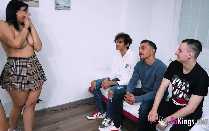 FAKings: Lara Cruz Teaches Several Young Friends How to Bang a...