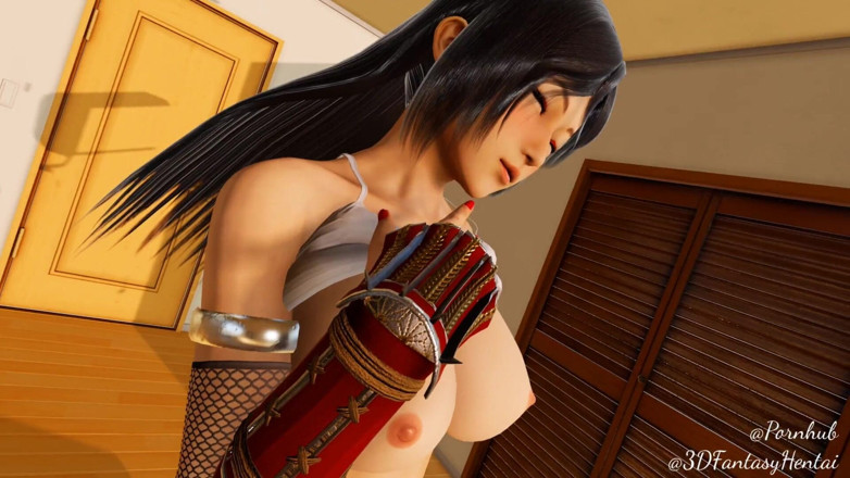 Tifa Lockhart doll: 4K! ff7 tifa: बॉडी चेक फोरप्ले
