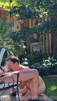 Daddy Jay Taylor Gets Backyard Blowjob