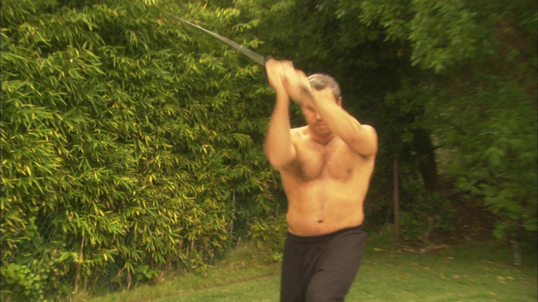 Villa outdoor fun: Train with Before You Train with My Pussy!