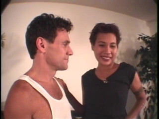 Cumming Soon: Short haired asian skank has sex with white stud then...