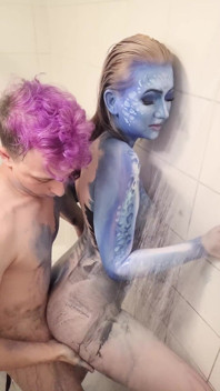 X-men mystique body usuwanie prysznic i jebanie