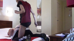 Jess Royan XXX: Francouzský sexy chopek ošukal bez sedla hetero Arab a kremoval...