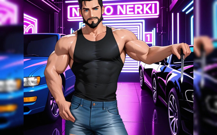 Erotic Man: Горячие мускулистые мужчины - Ai порно