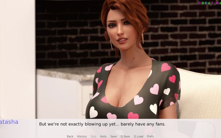 Porny Games: 阿基米德公司制作的娜塔莎淫荡妻子 - 热辣人妻勾引饥渴的老邻居 10