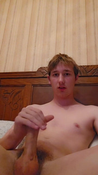The 18 Year Old Guy Jerks off and It Feels Good