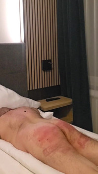 Värmer upp med sockerrör, paddla, beskära för min slav fan