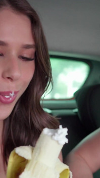 Two Hotties in the Back Seat Tease the Married Driver!!