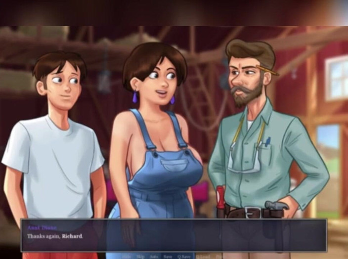3DXXXTEEN2 Cartoon: Prenez du lait, donnez du lait. Dessin animé porno en 3D,...