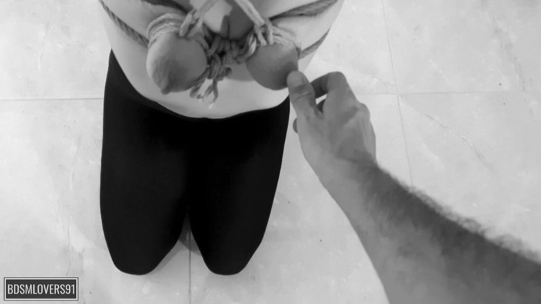 Bdsmlovers91: タイニー・ティッツがきつく縛られている