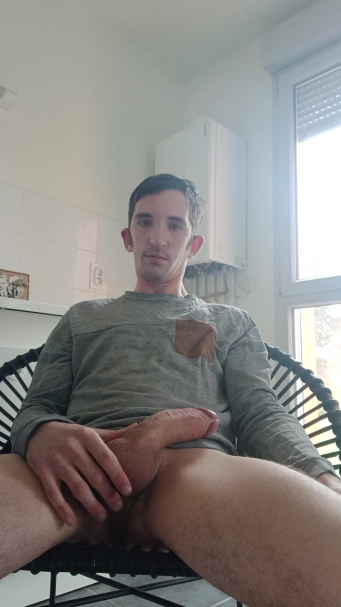 Alexis bondoux: Handjob with My Big Cock