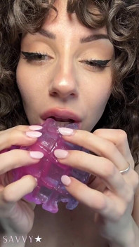 Waffles asmr mouth sounds tingles spit sounds fetiche