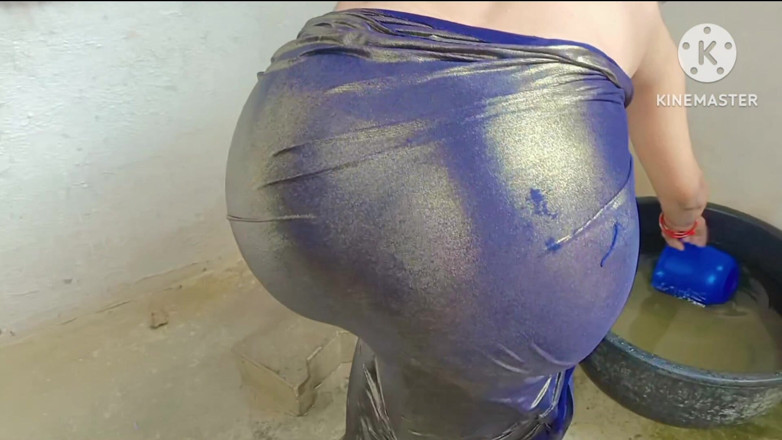 Ankurpriya000: Bhabhi India Mandi Di Sari Apabila Abang Ipar Melihat Abang...