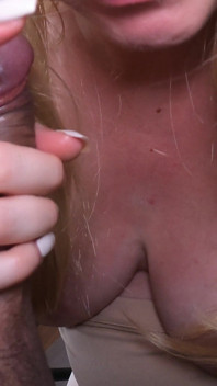 Asmr Blowjob Mit Großen Natürlichen Titten - Intensives Orales Vergnügen