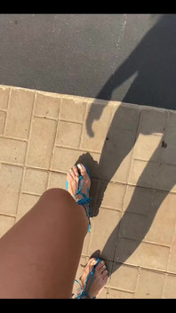 Shining with My Golden Toes on Sun