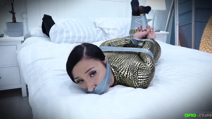 Gag Attack: Lily - catburglar bondage dreaming