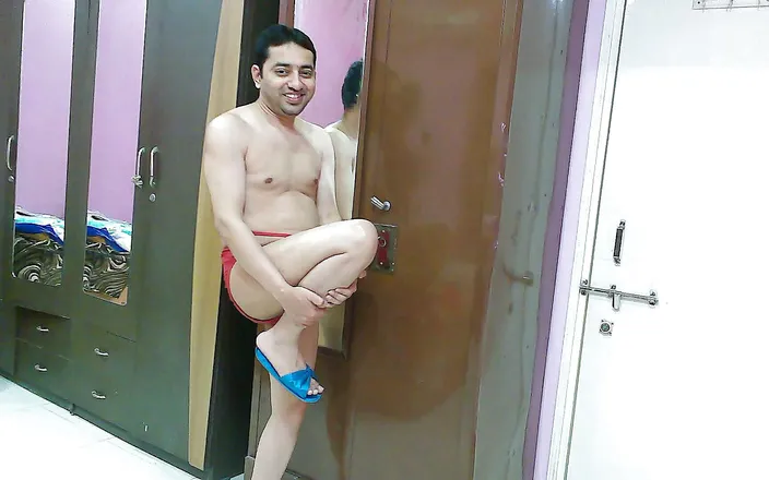 Cute & Nude Crossdresser: Sexy sissy crossdresser femboy Sweet Lollipop in a shirt, pantie...