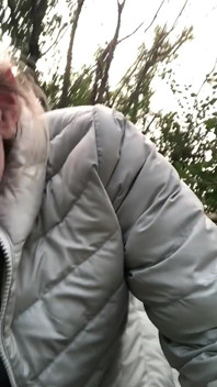 Squatting Outside to Do a Huge Powerful Piss