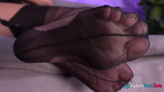 Best Nylon Feet Videos: Amazingly flirty Katia Casadei lures you with her nylon-covered feet