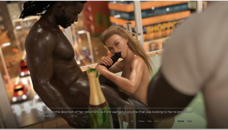 XXX Games Bunk: 呪文書 - ゲームプレイ - ロールプレイ - 二人の黒人のペニスが浮気する彼女に二重挿入
