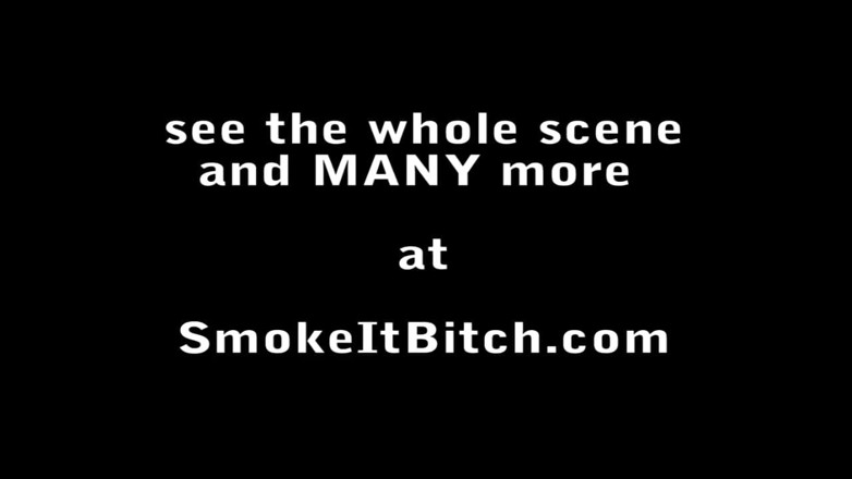 Smoke it bitch: Kim - street smoke