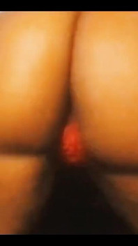 Big Black Ass in Panties Ass Clapping and Spreading Cheeks