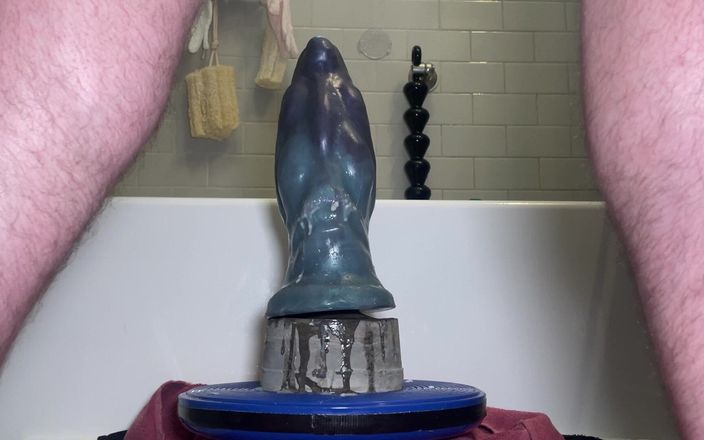 Turtlewax: Šílený protažení na mém xxl průzkumu dildo Dildo v Kosmiku