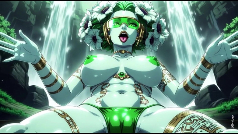 Hot girl dancing: 95 Moje květinová přítelkyně dělá sexy pózu (ai Animation)