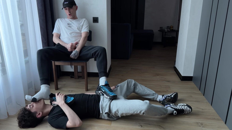 1JackDaniel: Sniffs Socks and Both Cum