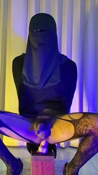 Muslim Hooker Learning to Fuck a Cock