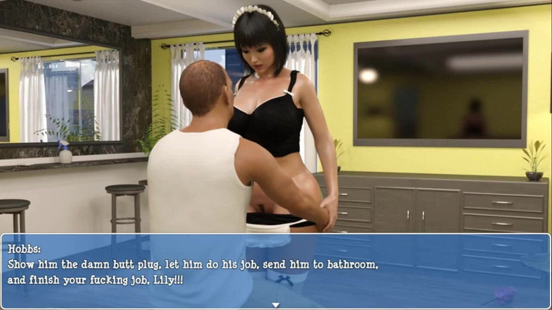 Dirty GamesXxX: Лілія з долини: неслухняна покоївка з анальною пробкою в дупі