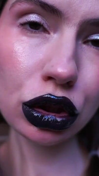 Get Lost in the Mesmerizing Gloss of My Phat, Gothic Lips as I Tease and Kiss You Into Submission