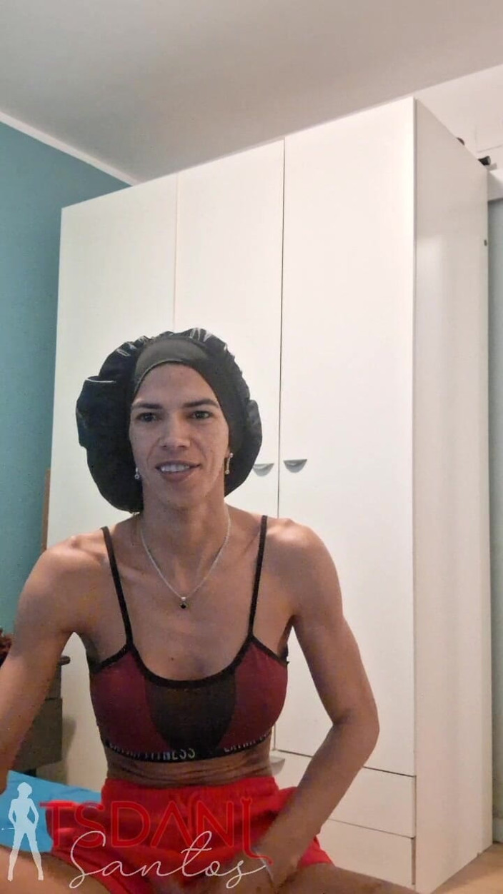 Tsdanisantos1: Oh, It's so Hot, I'm Going to Take My Dick...