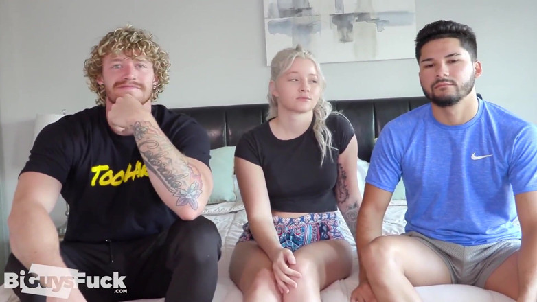 Bi Guys Fuck: Bisexual Piledriver Fuck. Hot Muscle Blonde Jock.