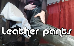 MistressOnline: Skórzane spodnie