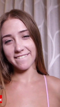 College Girl Turned Pornstar Audrey Hempburne First Amwf Scene Creampied by Tall Asian Guy