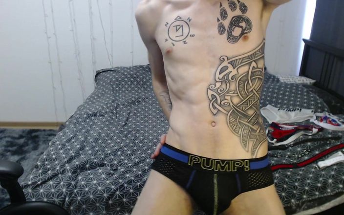 endo_wolf: 젖탱이를 보여주는 스트림 쇼 후장과 정액