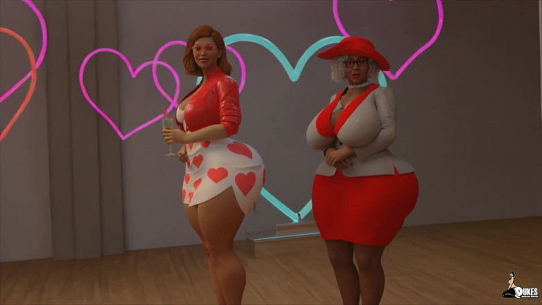 Dukes Hardcore Honeys: 흑인 대물 자지를 위한 섹시한 밀프와 매력적인 GILF 팀