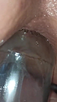 I wanted sex, and had my anal with a glass bottle