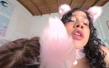 Flirty Cats Make You Eat Your Own Cum Part 2