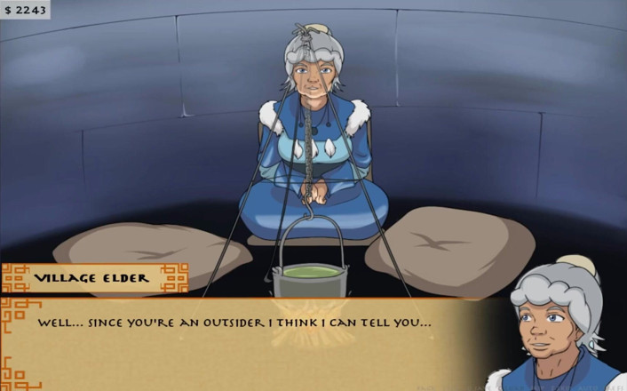 Cartoon Play: Four elements trainer part 14 (Book 1 water) (Slave route)