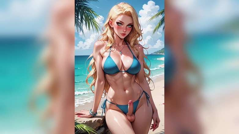 TRANSH: 작은 자지 트랜스 섹스