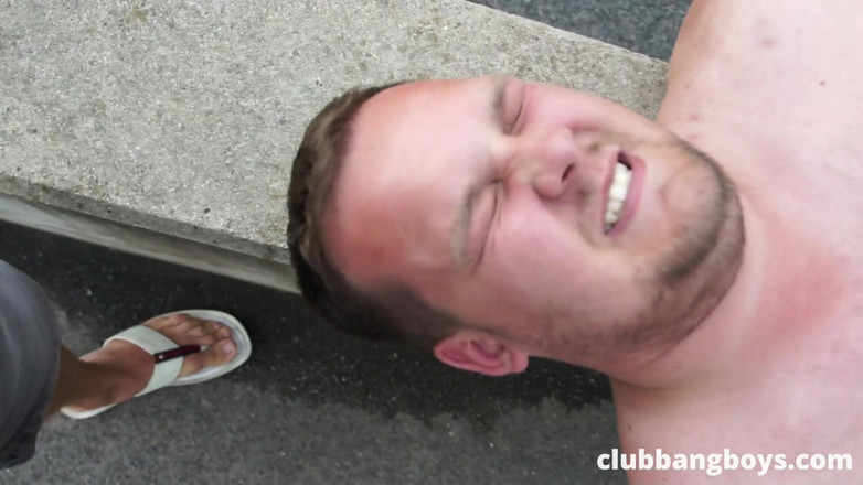 Club Bang Boys: Chubby Dude Gets Challenged for Arm Wrestling