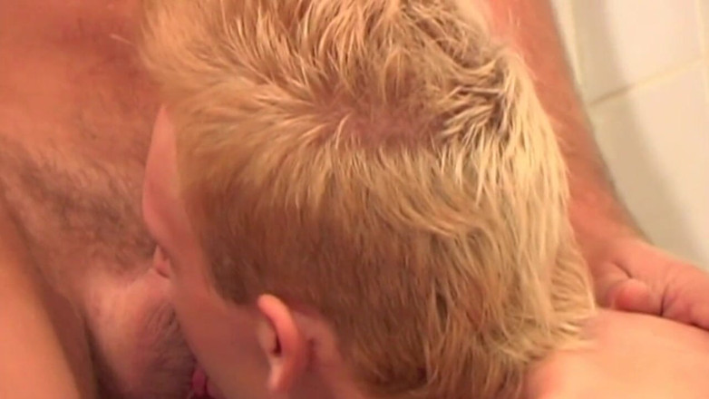 Straight fucking boy in uniform: Straight fireboy fucked by older in bathroom