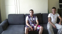 Gaybareback: Kevin geneukt door Strait Marrocain in de bank